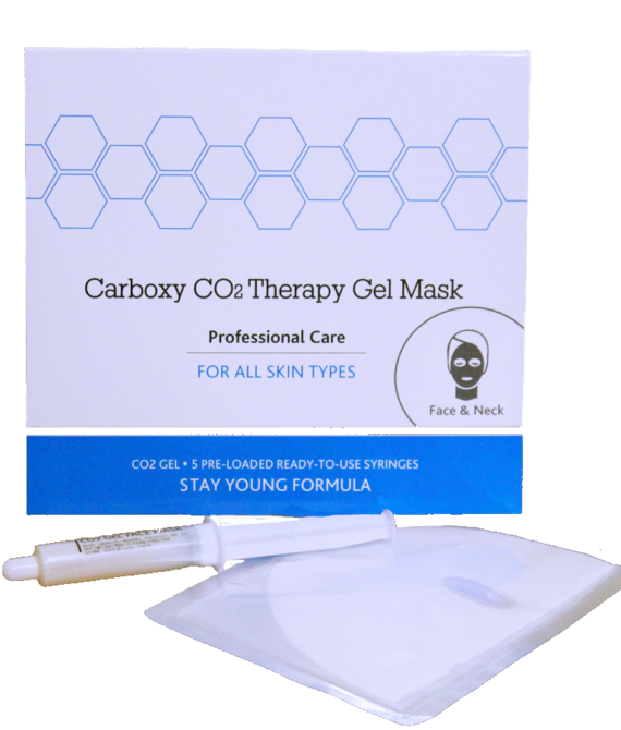 Неинвазивная карбокси маска для омоложения лица и шеи Carboxy CO2 DJ CARBOXY THERAPY, 5 шт.