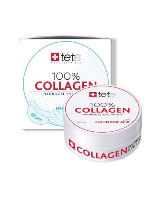 Коллагеновые патчи для глаз TETE 100% Hydrogel Collagen Eye Patche, 60 шт.