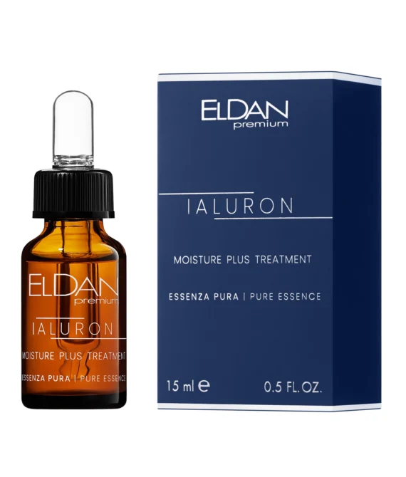 Эссенция увлажняющая с гиалуроновой кислотой Premium ialuron treatment pure essence ELDAN, 15 ml.