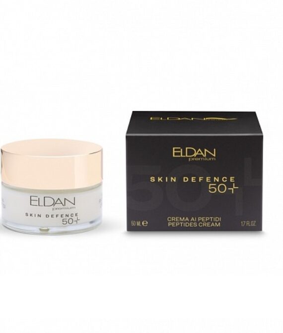 Пептидный лифтинг крем для лица 50+ Skin defence peptides cream ELDAN PREMIUM, 50 мл