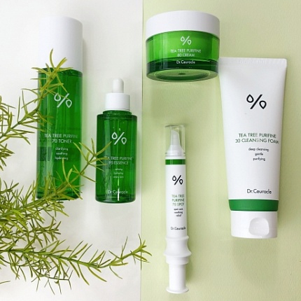 Успокаивающий тонер с Чайным деревом для проблемной кожи DR.CEURACLE Tea Tree Purifine 70 Toner 100 мл. — изображение 2