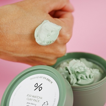 Очищающая глиняная маска с японской Матчей Jeju Matcha Clay Pack Dr.Ceuracle, 115 gr — изображение 3