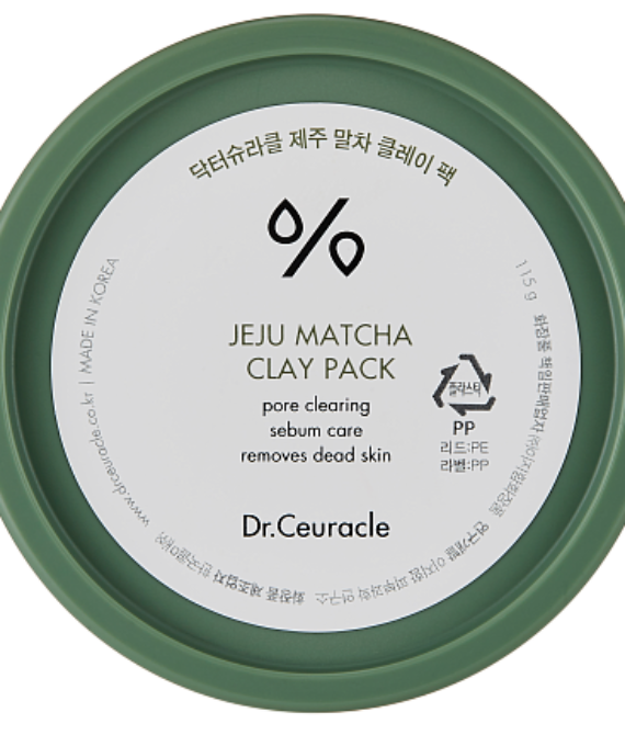 Очищающая глиняная маска с японской Матчей Jeju Matcha Clay Pack Dr.Ceuracle, 115 gr