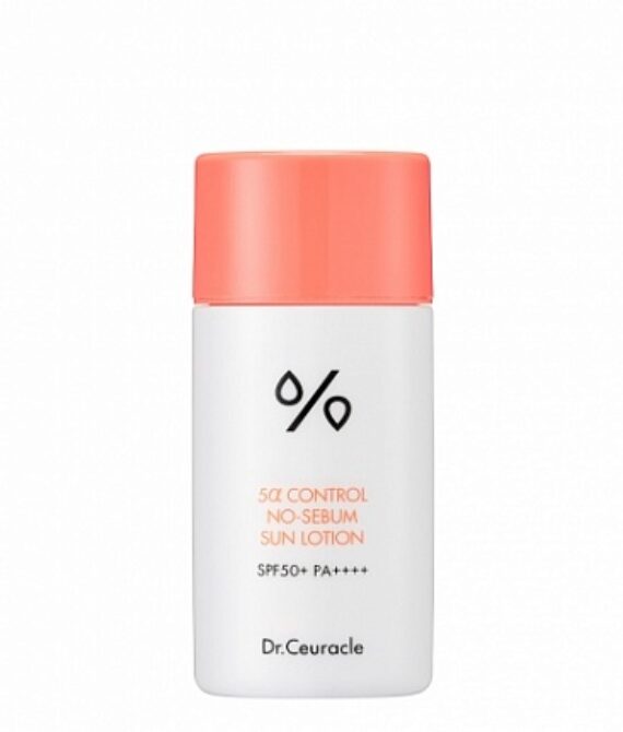 Солнцезащитный лосьон 5 alfa control no-sebum sun lotion Dr.Ceuracle 50 ml.