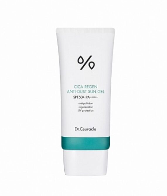 Солнцезащитный гель с центеллой Dr.Ceuracle Cica Regen Anti Dust Sun Gel SPF 50+ PA++++ 50 ml