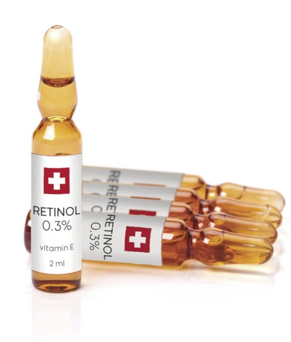 Ретинол 0,3% Активный ампульный концентрат с инкапсулированным ретинолом TETe Cosmeceutical (Швейцария) 5*2 ml