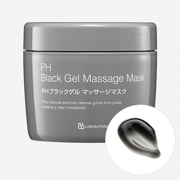 Черная гель маска для глубокого очищения кожи PH Black Gel Massage Mask BB Laboratories, 290 г — изображение 3
