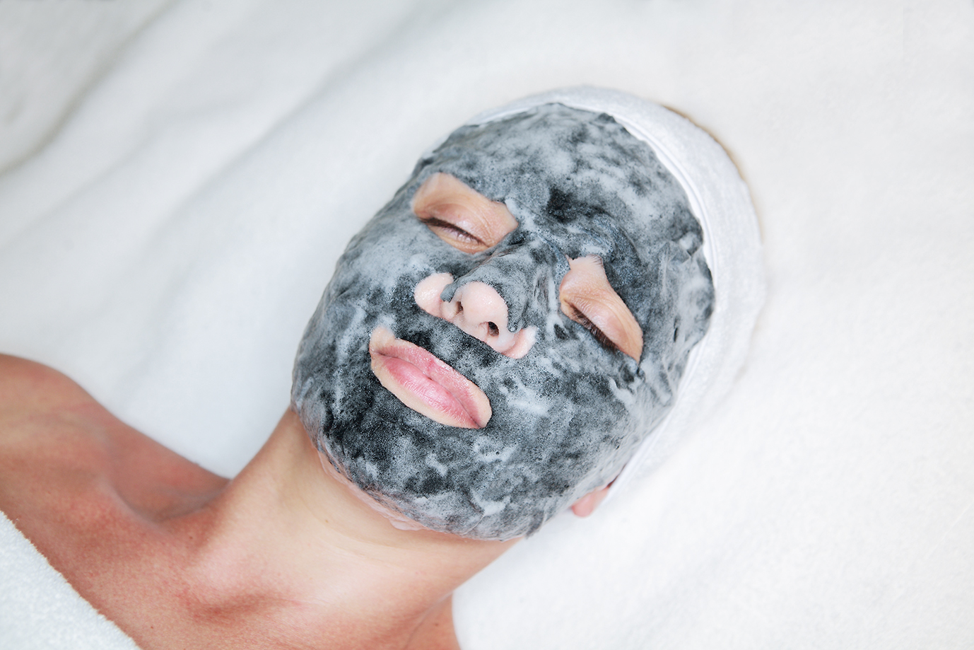 Кислородная аэро-маска для глубокого очищения кожи O2 Puff Clean Aero Mask EVER YANG, 10 масок — изображение 3