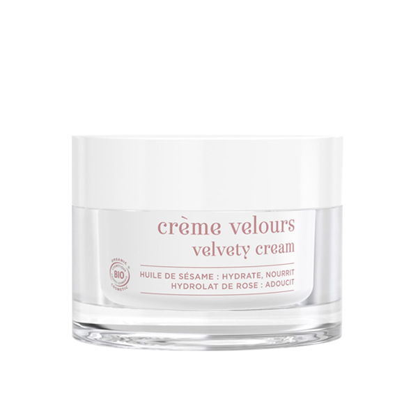 Успокаивающий крем велюр с кунжутом и гидролатом розы CREME VELOURS Estime&Sens, 50 ml.