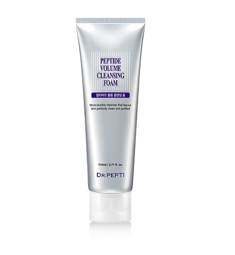 Пептидная пенка с лактобактериями для умывания DR.PEPTI+ Peptide Volume Cleansing Foam, 110 ml.