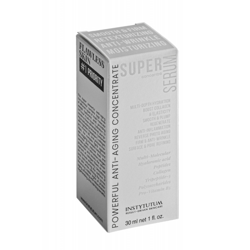 Сверхмощный антивозрастной серум сыворотка INSTYTUTUM Super Serum Powerful Anti-Aging, 30 мл.