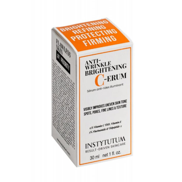 Суперконцентрированная сыворотка с витамином С INSTYTUTUM Anti-Wrinkle Brightening C-erum, 30 мл.