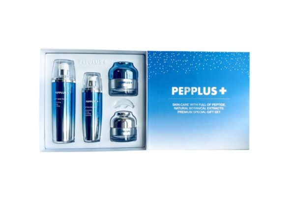 Пептидный лифтинг набор для антивозрастного ухода PEPPLUS+, 4 средства.