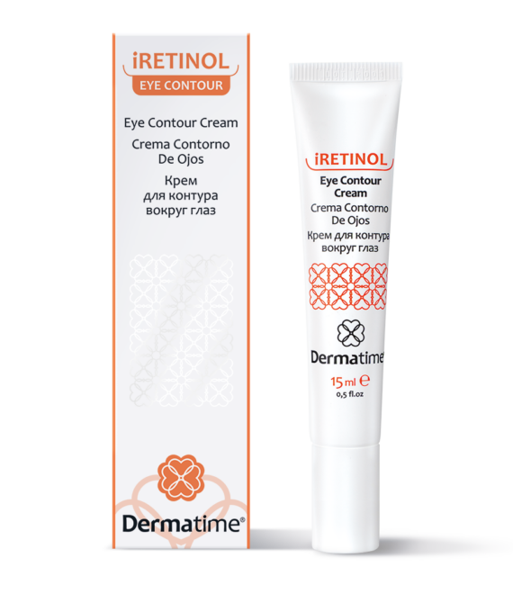 Крем с Ретинолом для контура вокруг глаз Dermatime iRETINOL Eye Contour Cream, 15 мл.
