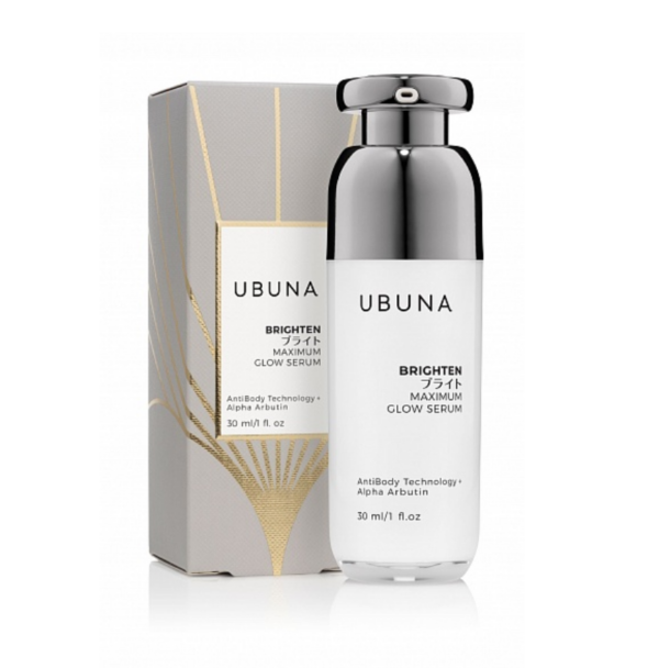 Антивозрастная сыворотка для сияния кожи UBUNA Brighten maximum glow serum, 30 ml.