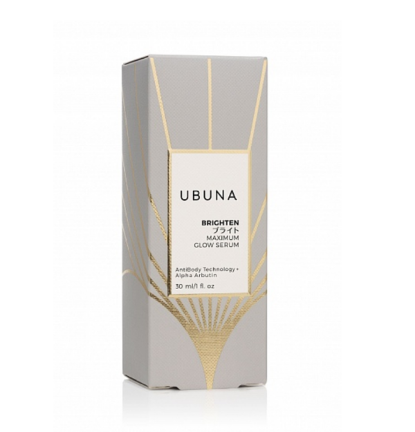 Антивозрастная сыворотка для сияния кожи UBUNA Brighten maximum glow serum, 30 ml.