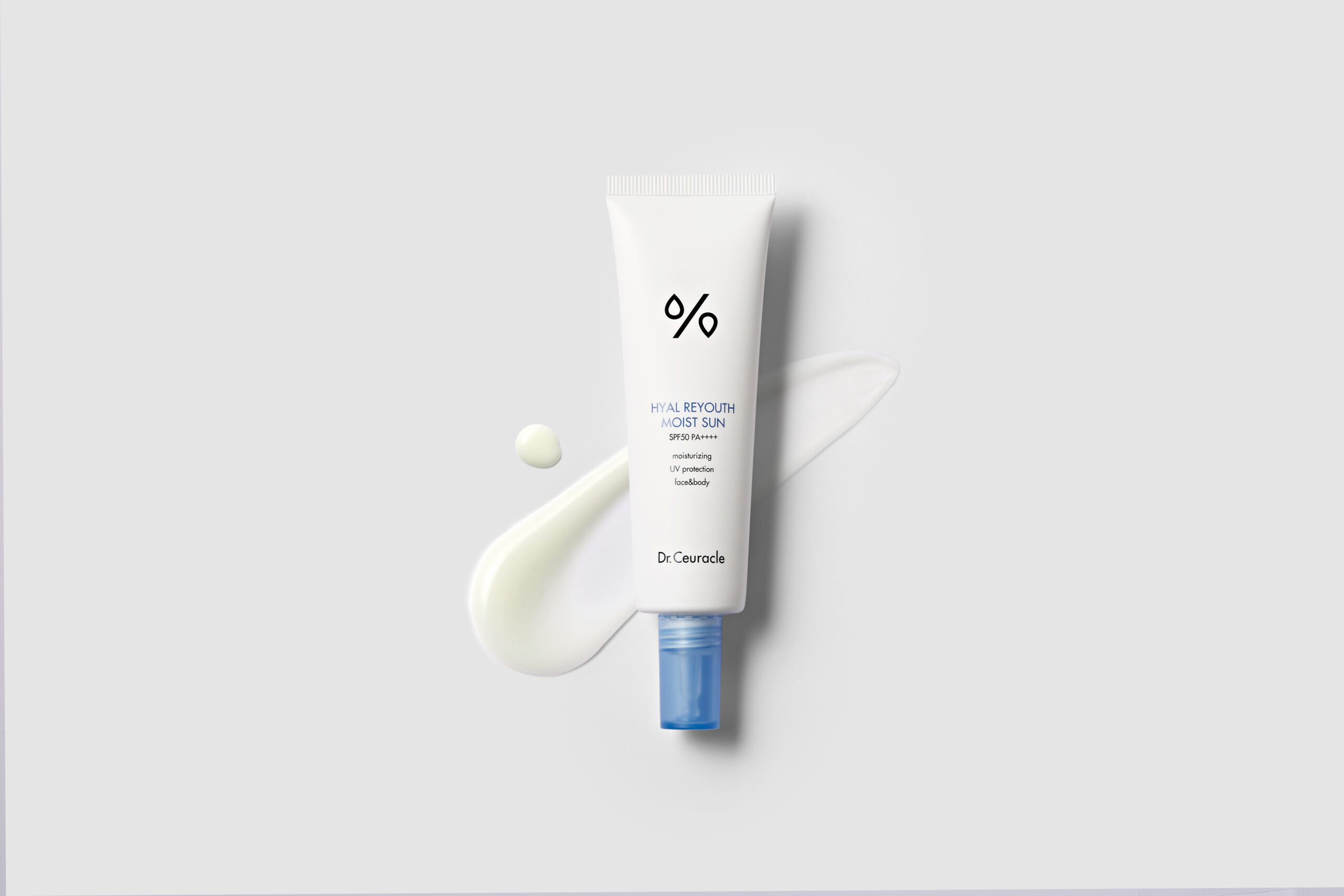 Увлажняющий солнцезащитный крем Dr Ceuracle Hyal Reyouth Moist Sun SPF50+ PA++++, 50 мл