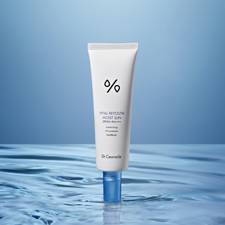 Увлажняющий солнцезащитный крем Dr Ceuracle Hyal Reyouth Moist Sun SPF50+ PA++++, 50 мл