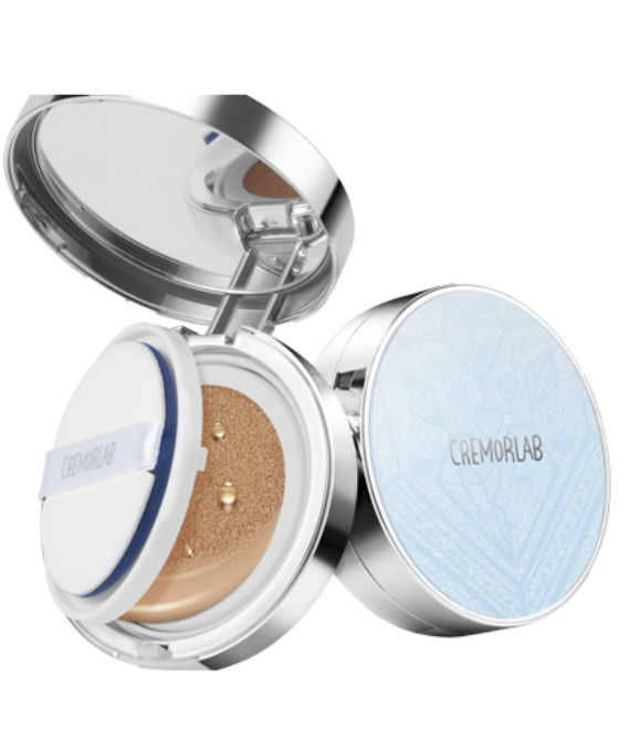 Кушон  — Матирующий тональный флюид с морскими водорослями+ рефил O2 Couture Eau Thermale Cushion O₂ Lasting T.E.N Cremorlab, 15+15 мл