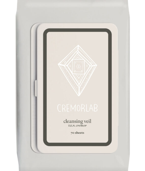 Салфетки для снятия макияжа T.E.N. Cleansing Veil Cremorlab, 70 шт