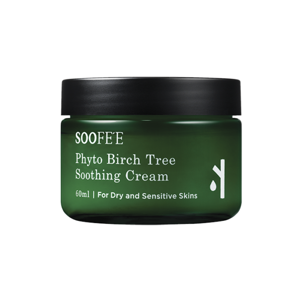 Фито-крем на основе березового сока Phyto Birch Tree Soothing Cream SOOFEE, 60 мл