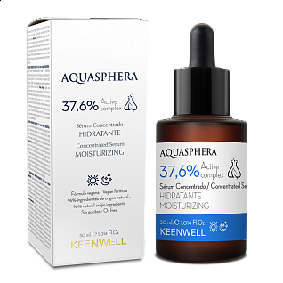 Увлажняющая сыворотка-концентрат Aquasphera Serum Concentrado Hidratante 37,6% Active Complex Keenwell, 30 мл