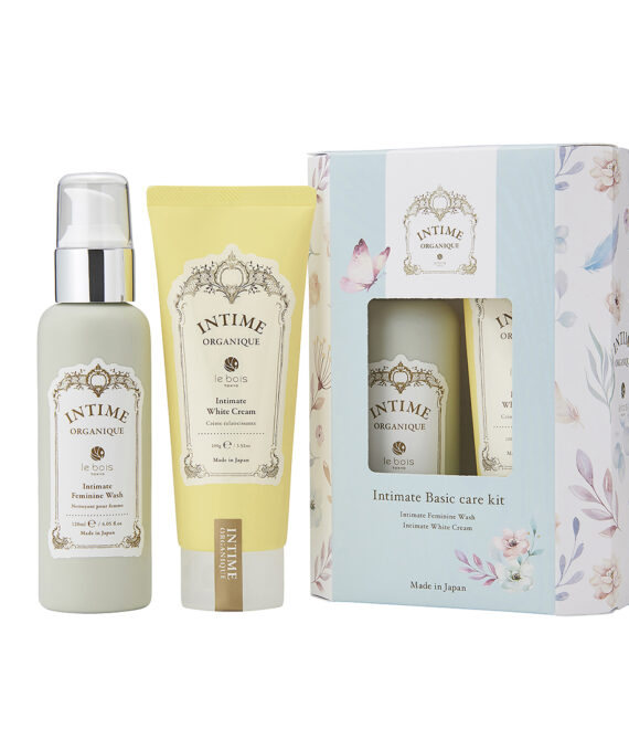 НАБОР (Деликатный очищающий гель для интимной гигиены Intimate Feminine Wash 120 мл+Осветляющий крем для деликатных зон  Intimate Whitening Cream 100 гр) INTIME ORGANIQUE Aizen, 1 шт