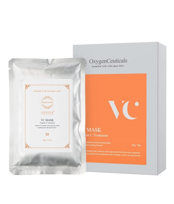 Кислородосодержащая восстанавливающая альгинатная маска Oxygen VC Mask Oxygen Ceuticals, 30g*5