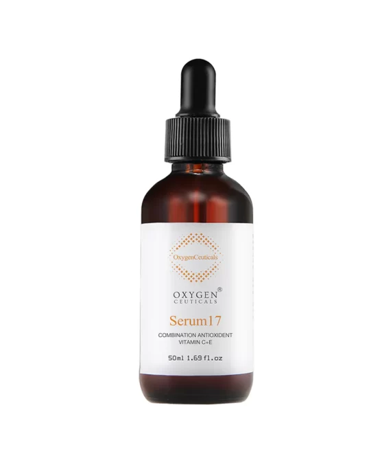 Набор: сыворотка с витамином Е и С+ витамин С в порошке 17% Serum 17 Oxygen Ceuticals, 50 ml
