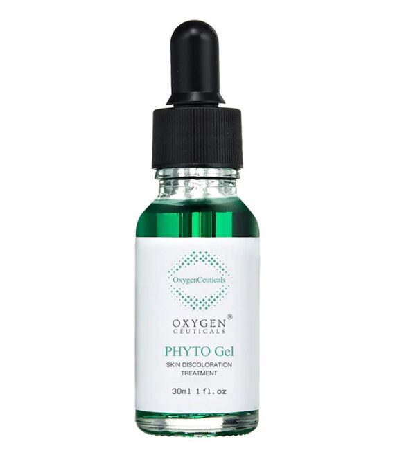 Увлажняющая сыворотка на водной основе для контроля уровня меланина Phyto Gel Oxygen Ceuticals, 30 ml
