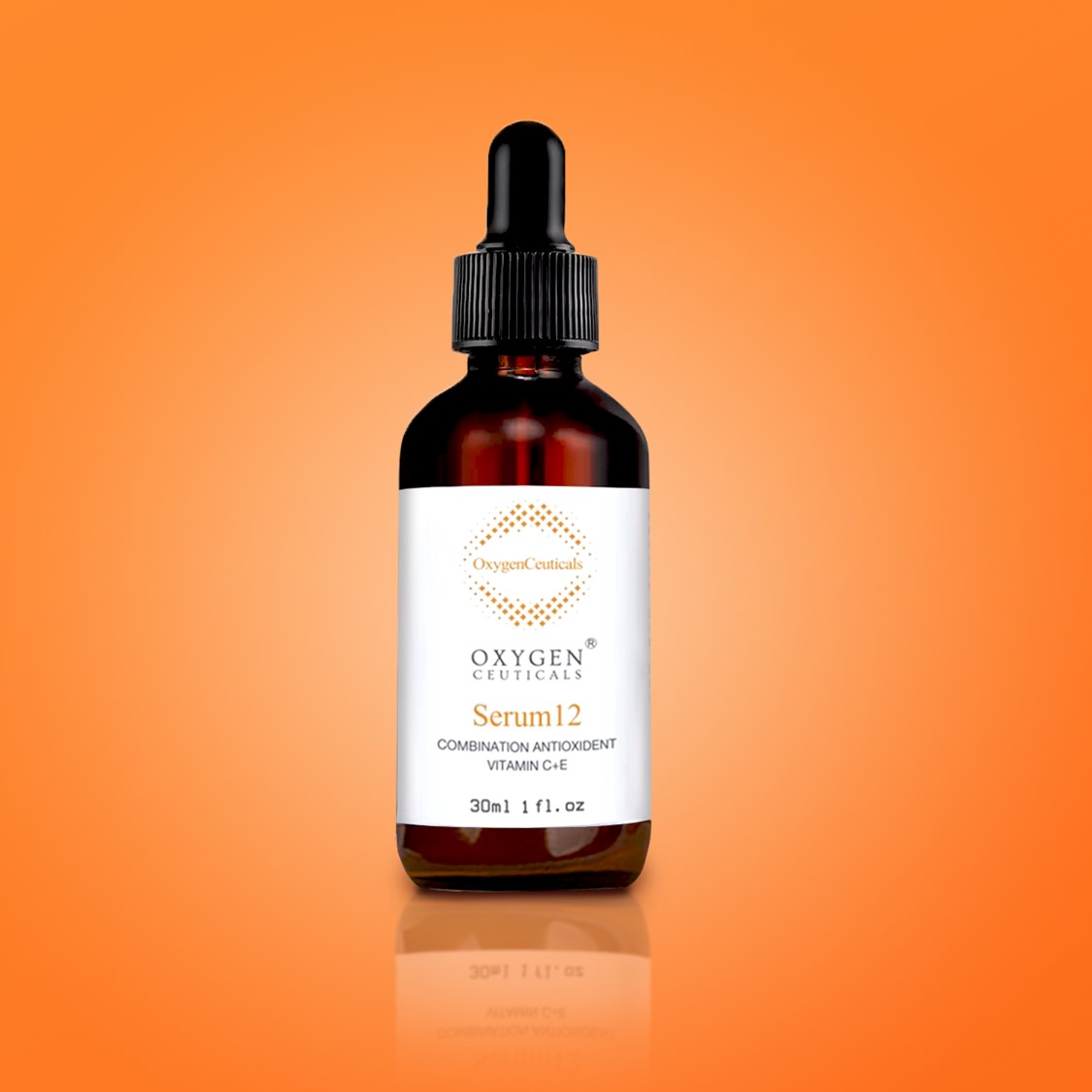 Набор: сыворотка с витамином Е и С+ витамин С в порошке 12% Caviar Protein Fluid Oxygen Ceuticals, 30 ml