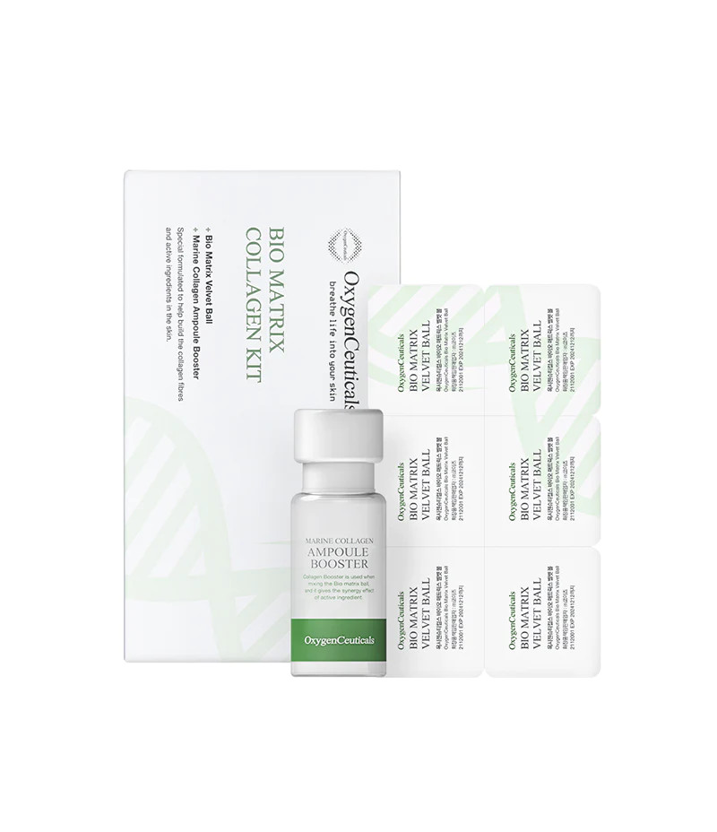 Биоактивный коллагеновый комплекс Bio Matrix Collagen Kit Oxygen Ceuticals, 15ml* 1 + 20mg* 6