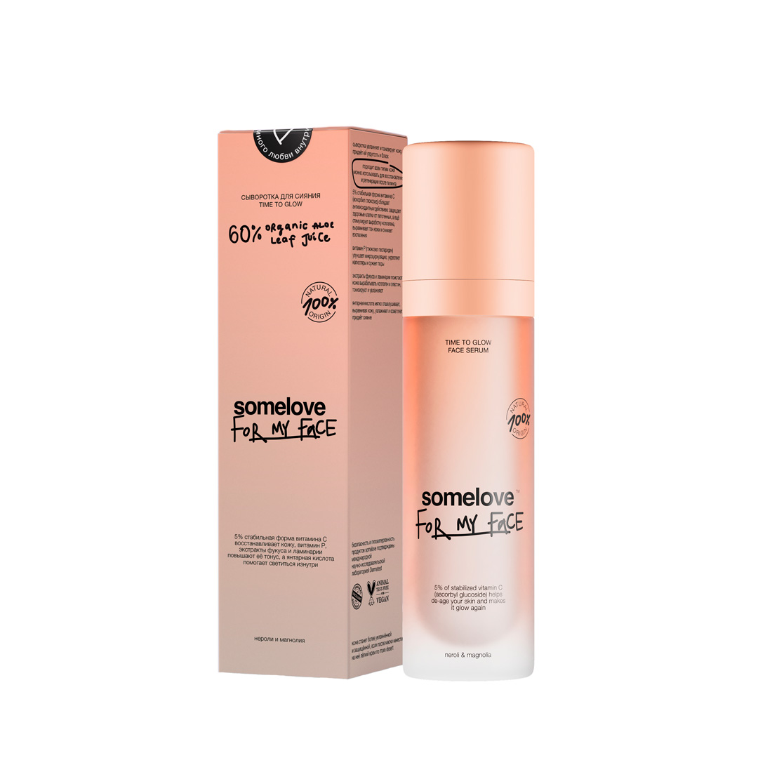 Сыворотка с антиоксидантами для ровного тона и сияния кожи SOMELOVE time to glow, 30 мл. — изображение 2