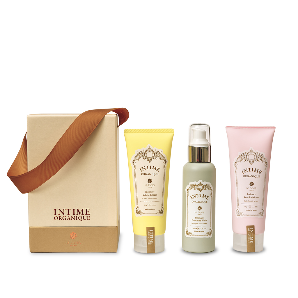 Подарочный набор Очищение, Осветление, Увлажнение Intime Organique Aroma 120 мл, 100 г, 100 г.