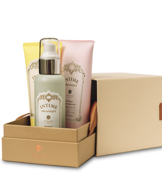 Подарочный набор Очищение, Осветление, Увлажнение Intime Organique Aroma 120 мл, 100 г, 100 г.