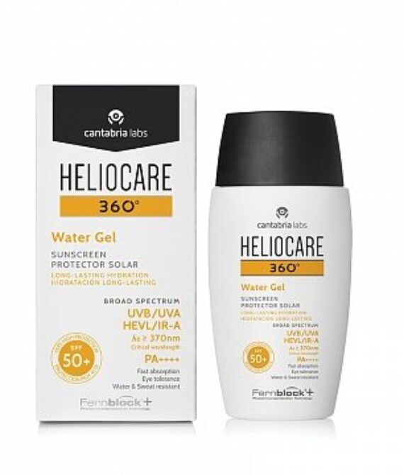 Солнцезащитный увлажняющий гель-флюид СЗФ 50+ Water Gel Sunscreen Heliocare, 50 мл