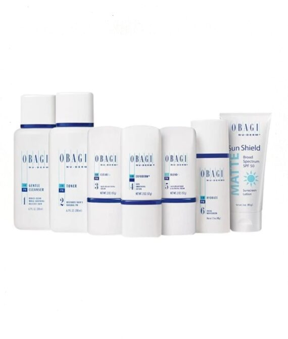 Система для нормальной и сухой кожи Nu-derm Fx System For Normal To Dry Skin Obagi, 7шт