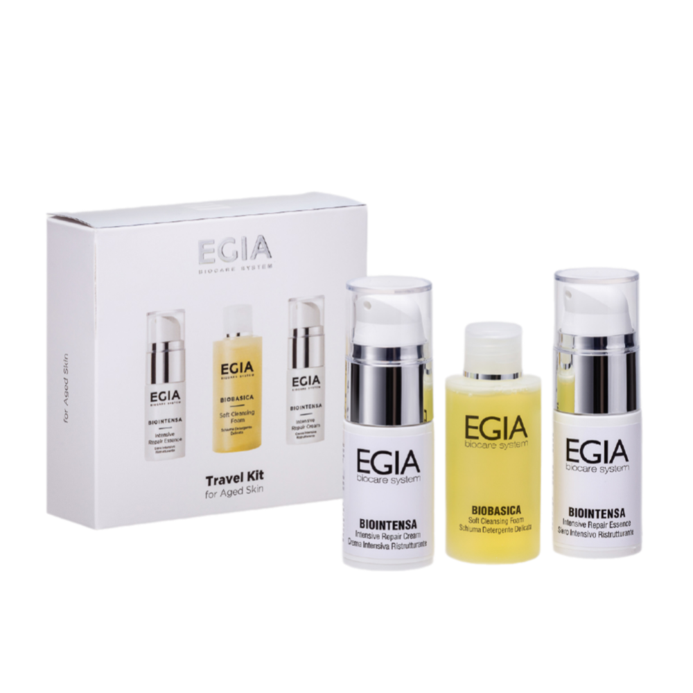 Набор косметики для ухода за кожей Travel Kit for Aged Skin EGIA, 3х80 ml