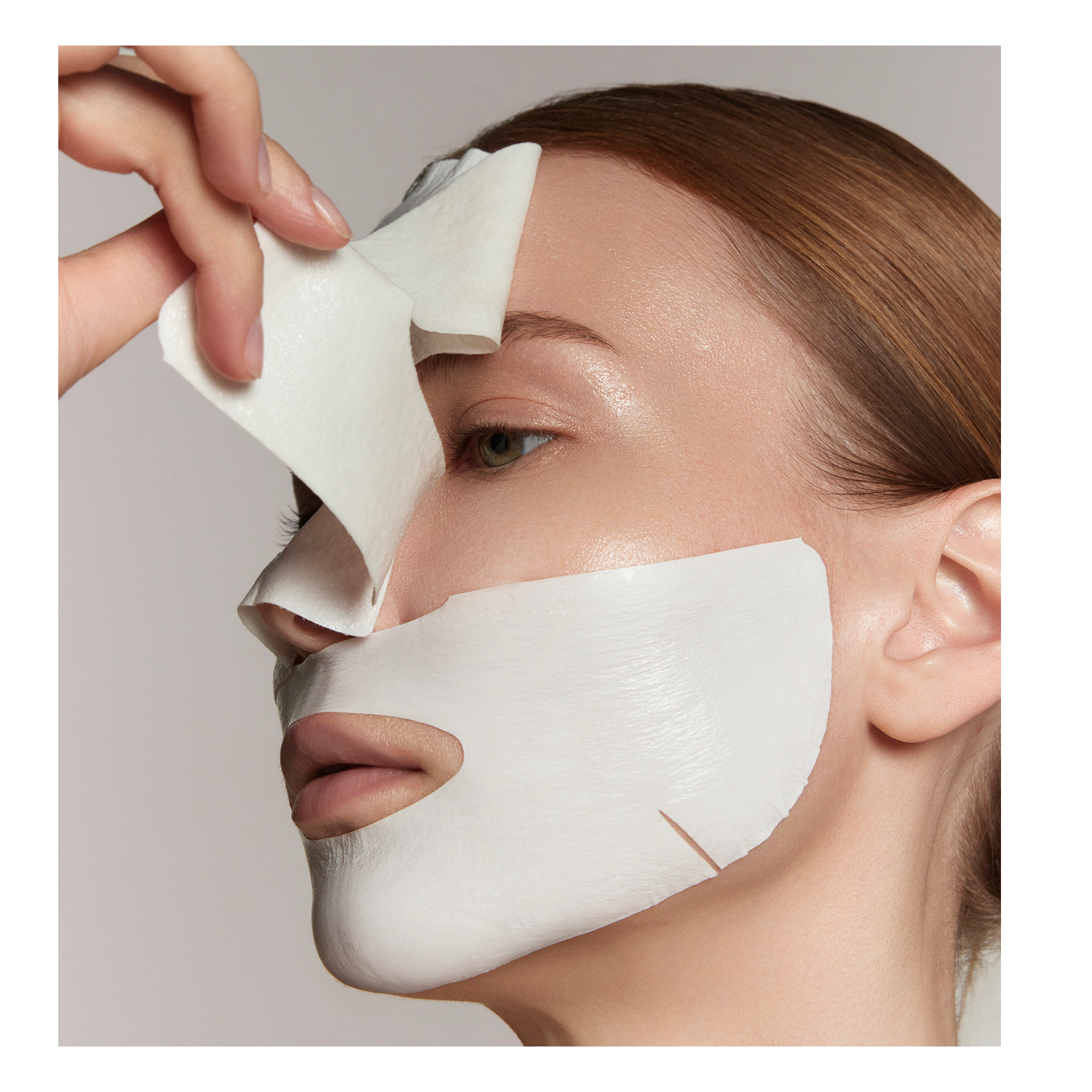 Маска-скульптор для контурной подтяжки лица PHYMONGSHE Caviar Infused Rose Lifting Mask, 5 шт