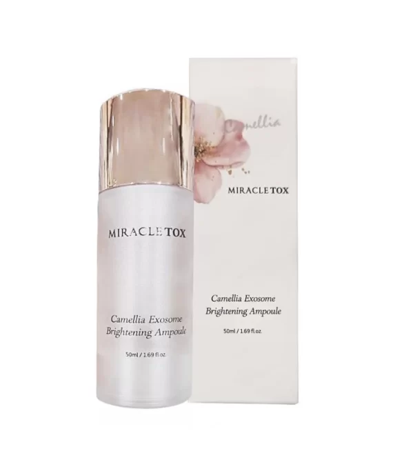 Сыворотка для лица от пигментации с экзосомами Miracletox Camellia Exosome Ampoule 50мл