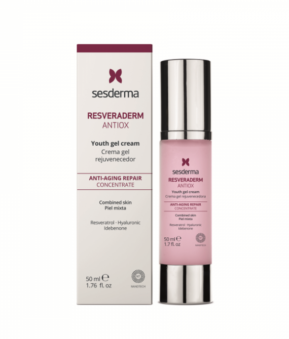 Крем-гель омолаживающий для лица RESVERADERM ANTIOX SESDERMA Youth gel cream, 50 мл