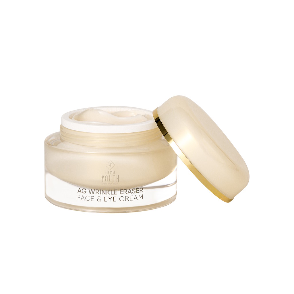 Крем с плацентой AG для лица и области вокруг глаз AG Wrinkle Eraser Face&Eye Cream Eternal Youth 50 г.