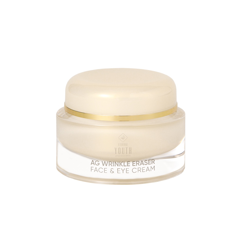 Крем с плацентой AG для лица и области вокруг глаз AG Wrinkle Eraser Face&Eye Cream Eternal Youth 50 г.