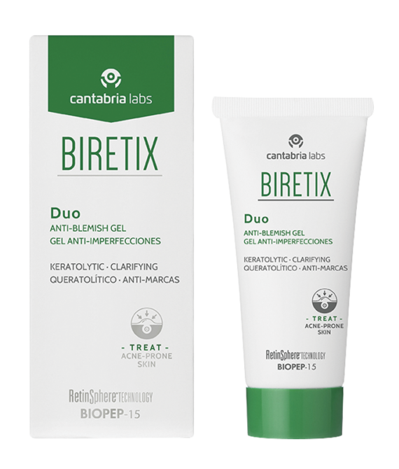 Себорегулирующий гель Cantabria Labs BiRetix Duo — Purifying Exfoliant Gel / Anti-Blemish Gel, 30 мл