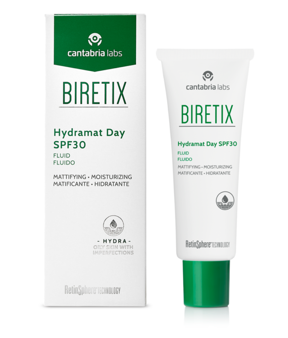 Дневной флюид Биретикс SPF30 Cantabria Labs BiRetix Hydramat DAY SPF 30, 50 мл