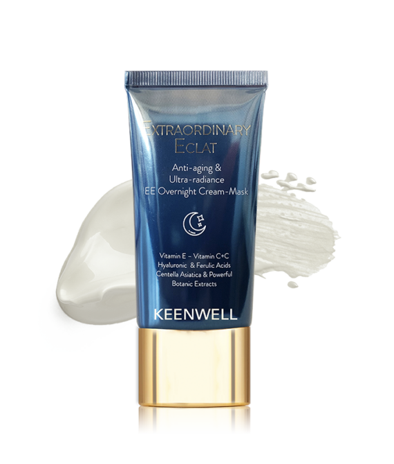 Обновляющий ночной крем-маска для сияния кожи KEENWELL Extraordinary Eclat Crema-Mascarilla De Noche Antiedad y Ultra-Luminosidad, 40 мл