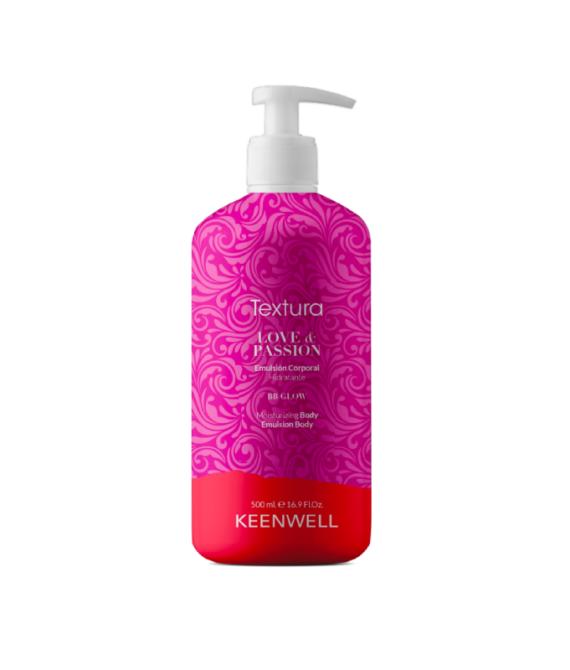 Увлажняющая эмульсия для тела KEENWELL LOVE&PASSION “BB+SHIMMER” Текстура, 500 мл