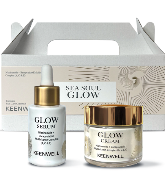 Набор из 2-х средств KEENWELL SEA SOUL GLOW, 80 мл + 30 мл