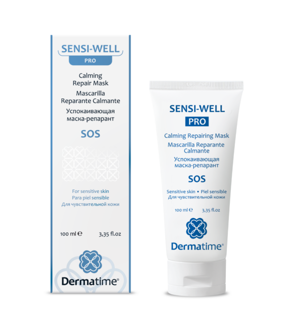 Успокаивающая маска-репарант DERMATIME SENSI-WELL PRO Calming Repair Mask, 100 мл