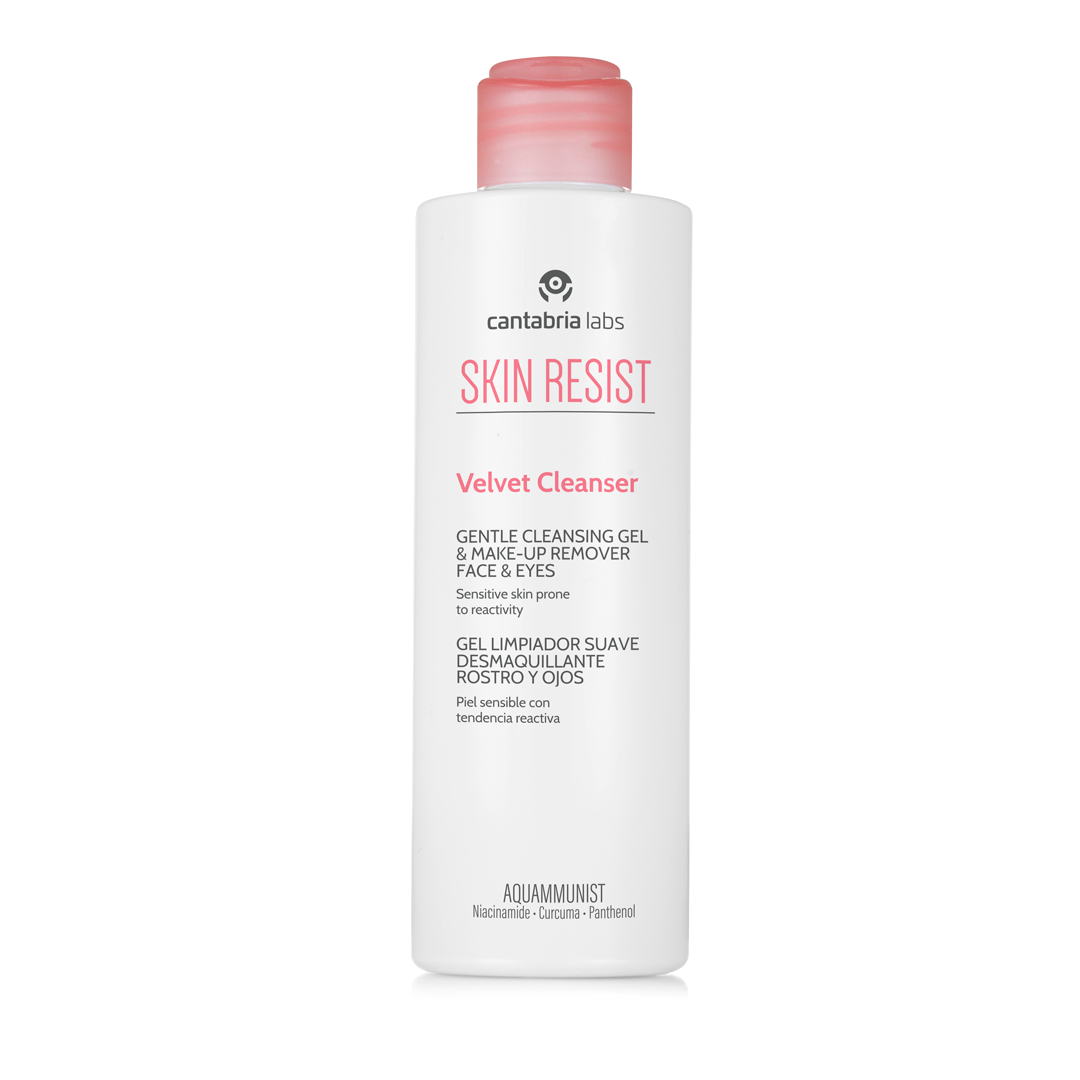 Мягкий очищающий гель и демакияж для лица и глаз Cantabria Labs SKIN RESIST VELVET CLEANSER, 200 мл